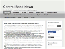 Tablet Screenshot of centralbanknews.info